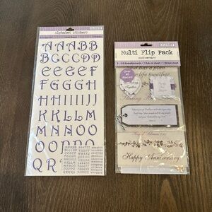 Colorbok Anniversary 3D Embellishment Stickers & Alphabet Stickers Grape Elegant